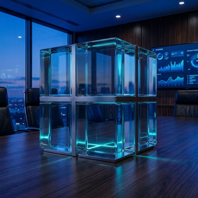 Executive boardroom table with strategic planning documents and pen, representing the Impact vs Effort Matrix prioritisation tool